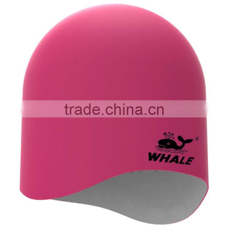 Reversible custom logo design silicone swimming hat (CAP-1804)