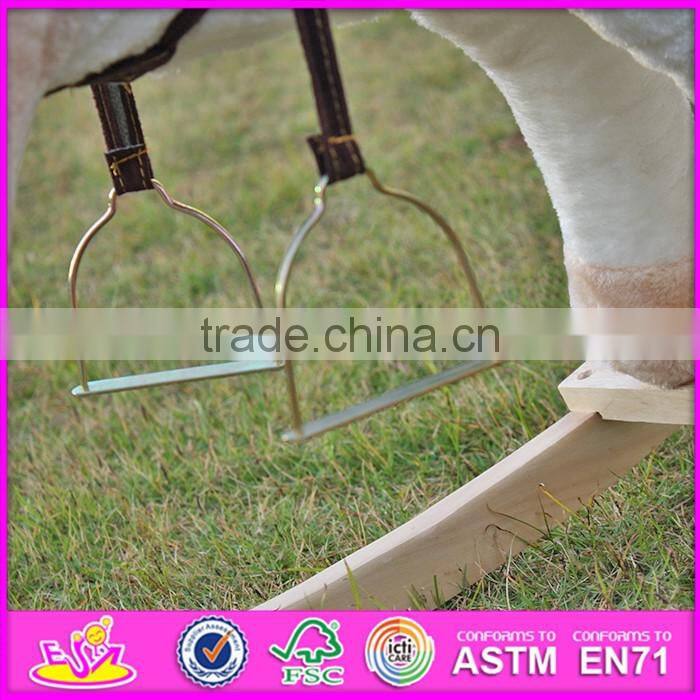 2017 new design wooden toddler rocking horse for sale W16D068