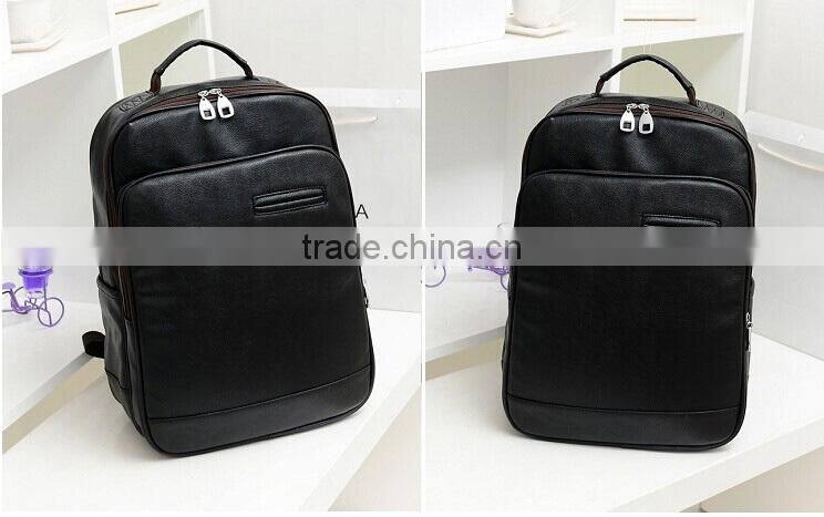 Fashion new style school leather bag for laptop
