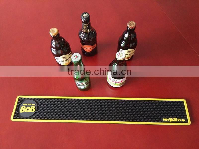 customised design bar mat anti-slip brands led beer bar mat