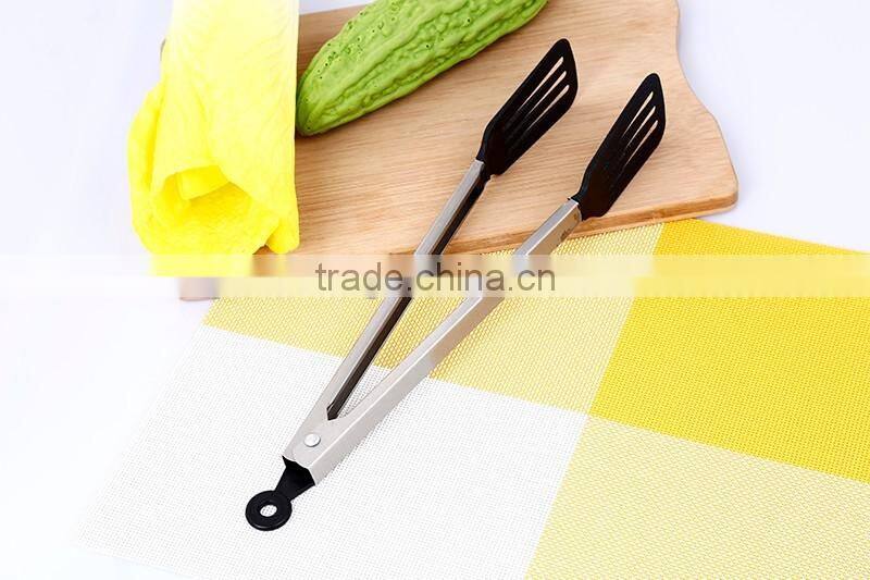 UJ16 9 Inch High Quality Stainless Steel Serving Tongs