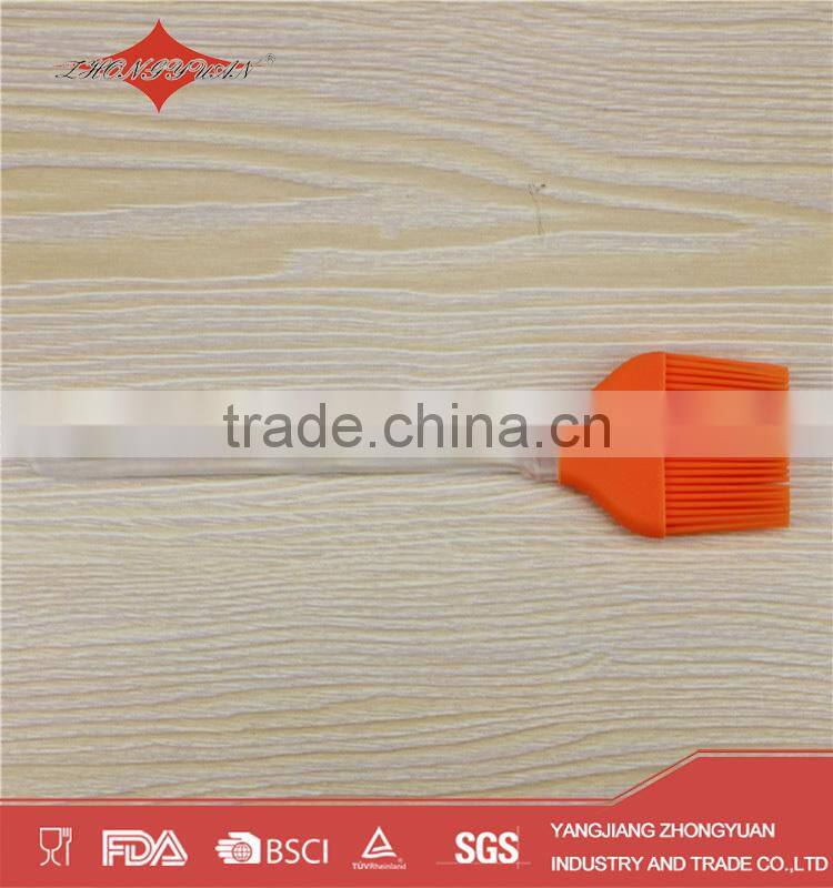 Non toxic pastry tools plastic handle silicone brush