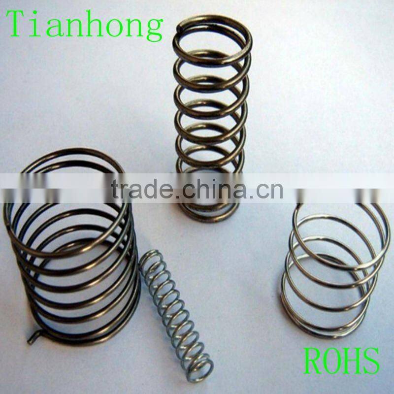 Large diameter of steel flat compression springs