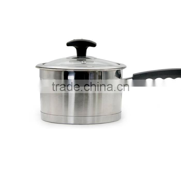 Kitchen Utensil stainless steel double bottom health milk pot