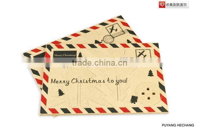 2016 art craft Custom made DIY Wooden card wood crafts/gifts in laser cut engraving