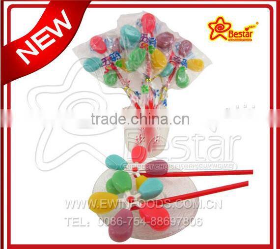 Colourful Rainbow Fruit Windmill Lollipop