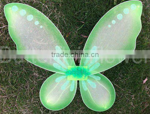 Fashion girls color angel butterfly wings