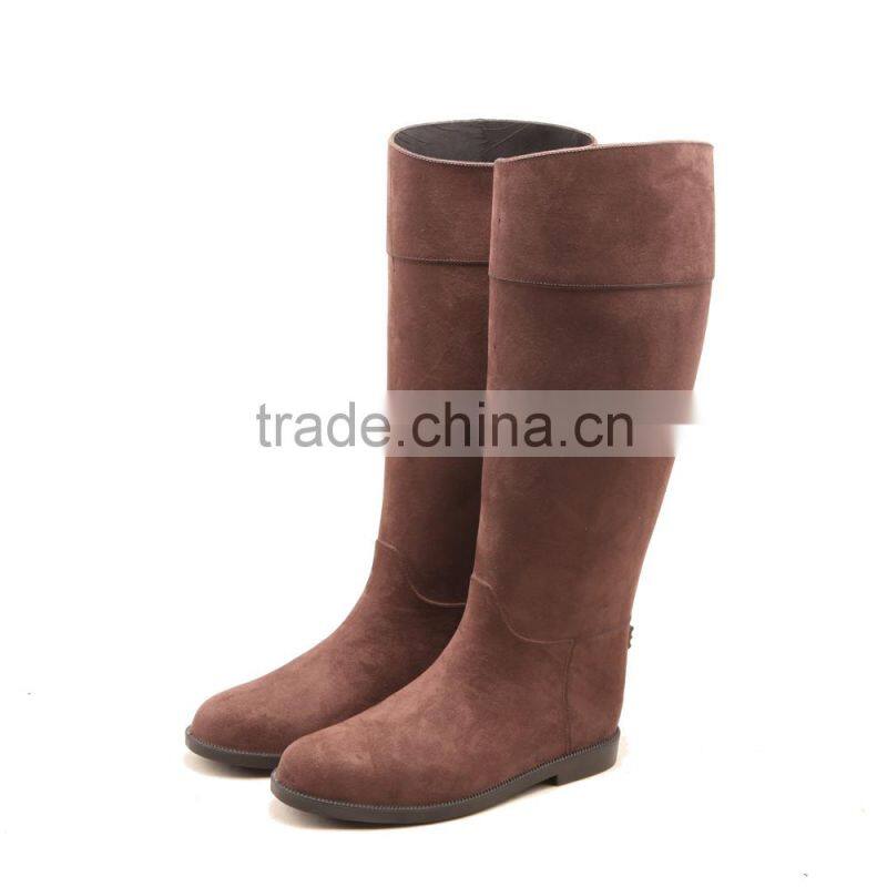 PVC upper EVA insole footbed waterproof classic horse riding luxury europe style outdoor use tall boot women wellies