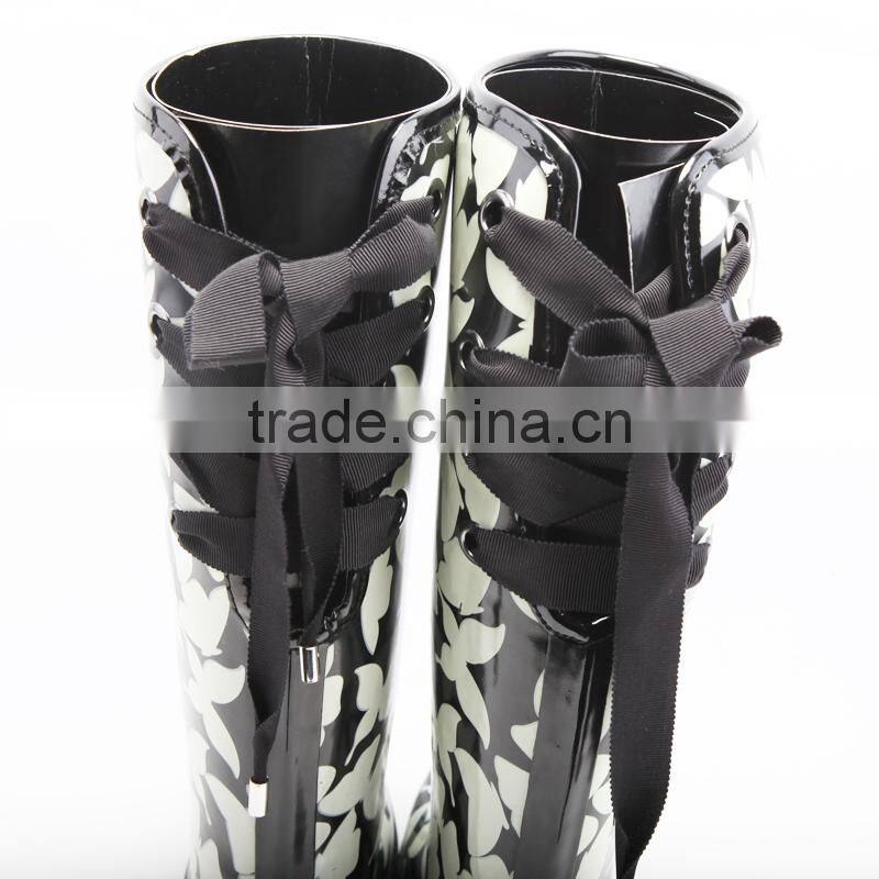 cheap women rubber rain boots sexy latex rubber boots
