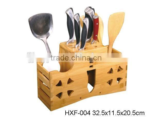 bamboo knife holder