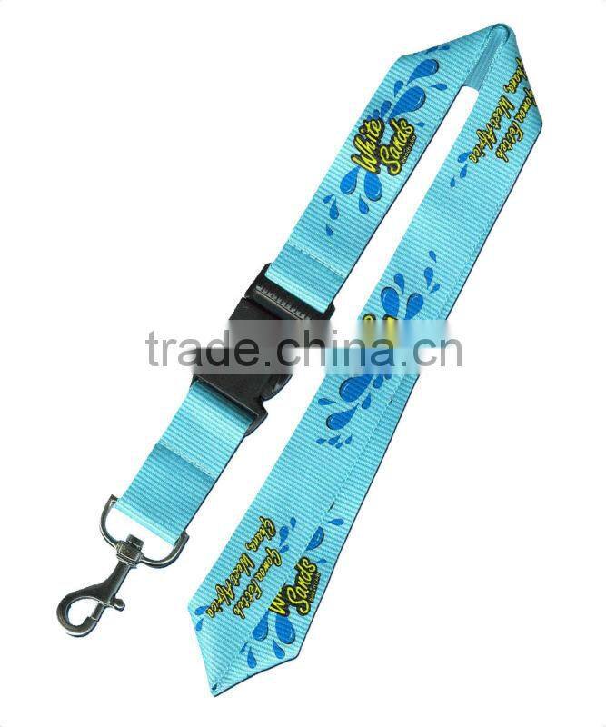 New flat polyester funny lanyard stylus