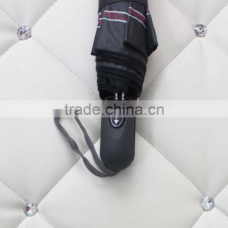 3 Fold auto open and close outdoor umbrella