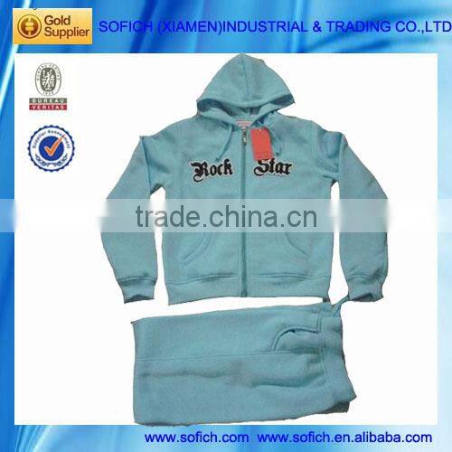 2015 Fashion Winter women Hoodie Fleece Tracksuit