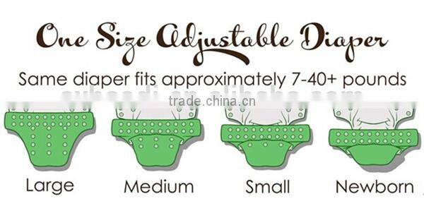 Hot Wholesale Polyester Reusable baby reusable nappies