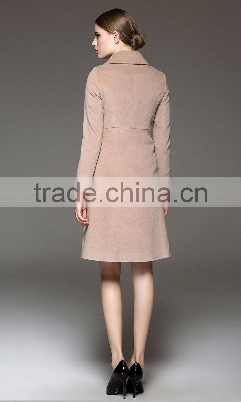 Made To Measure Women's Warm Winter Wool Overcoat Long Coat Fashion Outwear