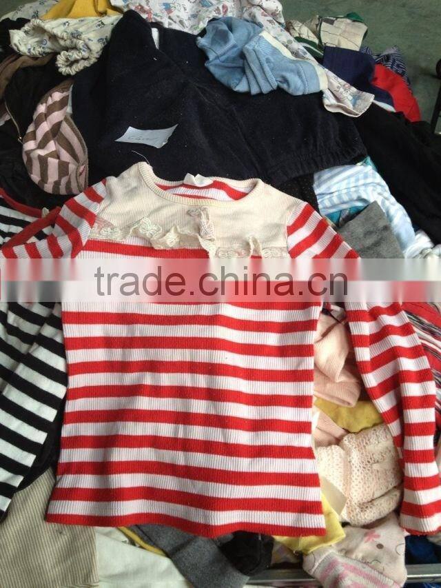 used clothing/ used clothes in bales chilren spring wear