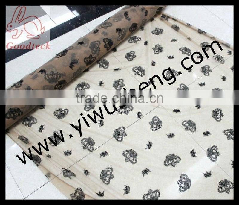 Beautiful swallowtail butterfly printing tutu tulle, 100% nylon tutu tulle, wedding decoration