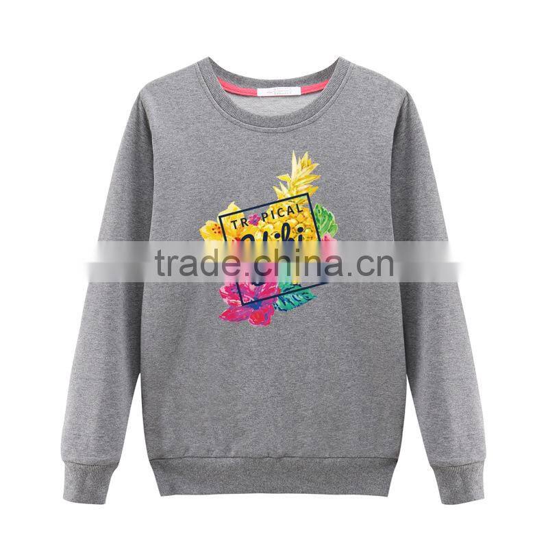 Popular Patches pullover women sweatershirt sport sweater with your logo