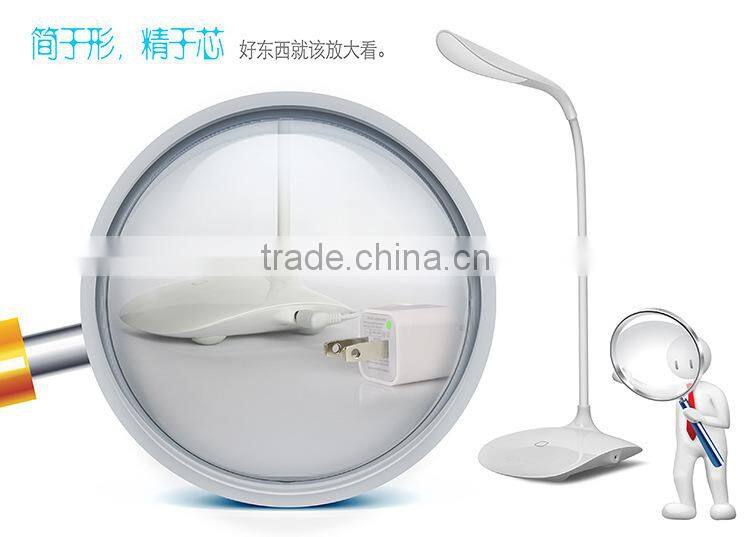 HOT LED Touch On/off Switch Desk Lamp Children Eye Protection Student Study Reading Dimmer Foldable Rechargeable Led Table Lamps