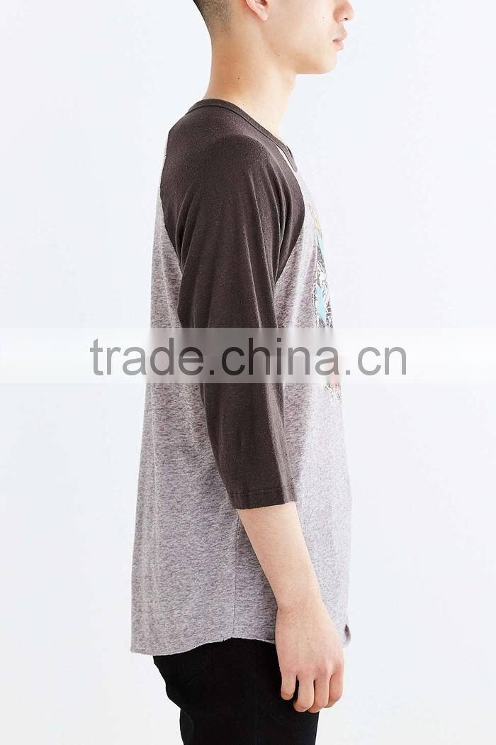 Mens 3/4 sleeve raglan t shirt from streetwear label