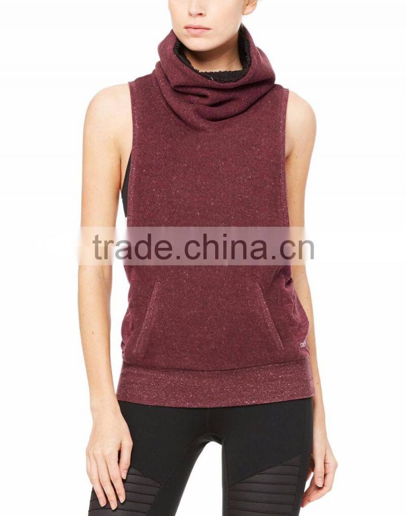 Yoga Frost Winter Vest in Black Heather For Women