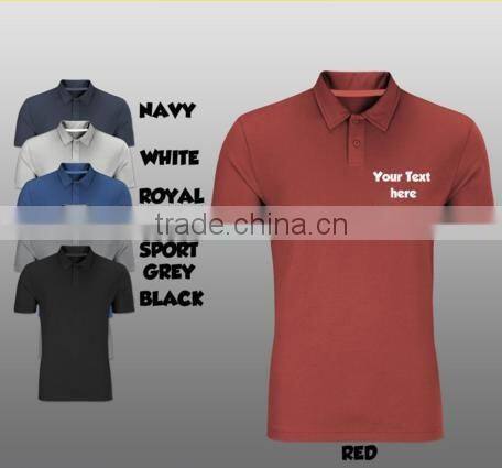 Custom 100% Polyester Dry Fit Mens Quick Dry Polo Shirt Wholesale Golf Polo Shirt