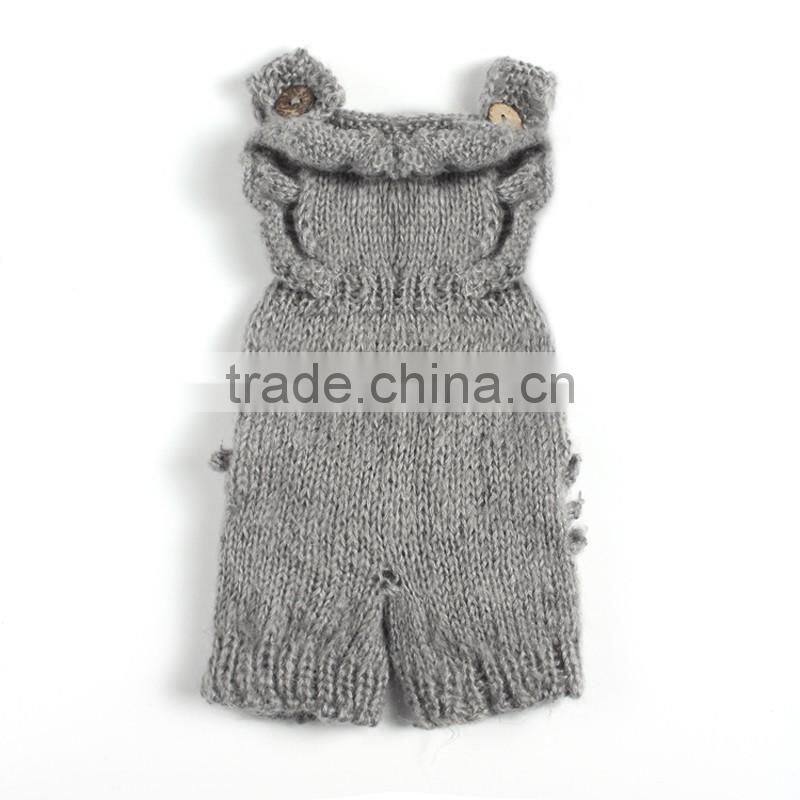 Hot Sale Baby Photography Crochet Knitted Costum Handmade for Infant