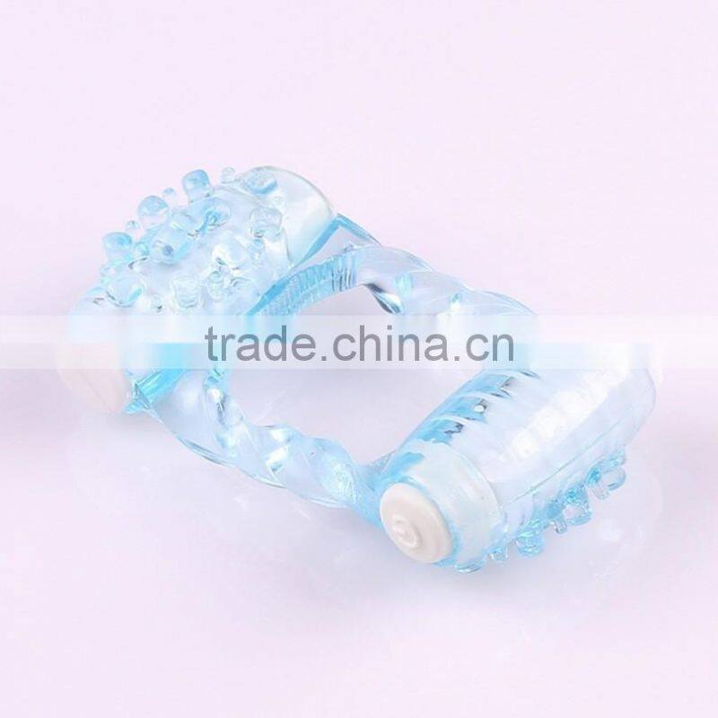 Double Vibrators Penis Rings Cock Ring for Lovers Sex Games