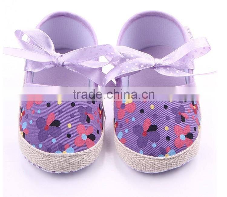 Newborn baby girls flora prewalker shoes