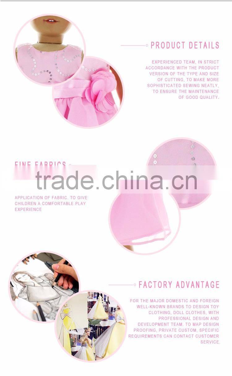wholesale 18 inch woven cute american girl baby doll clothes