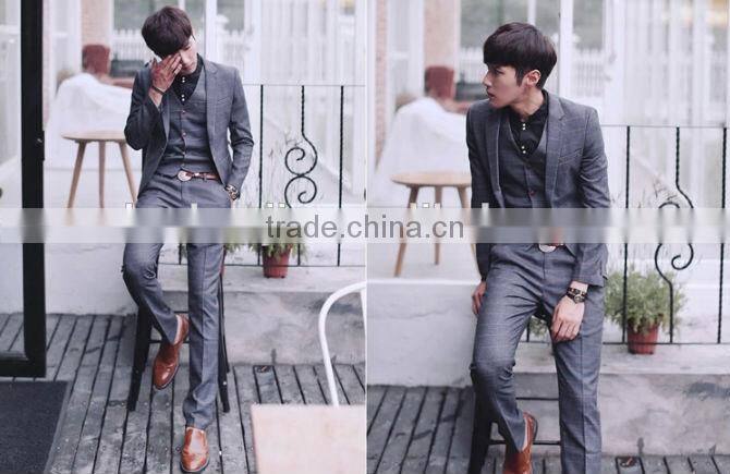 High quality & best workmanship & handsome korean suit for men