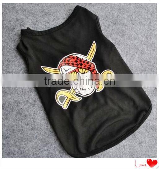 High quality Factory R & D pirate T-Shirt dog costume