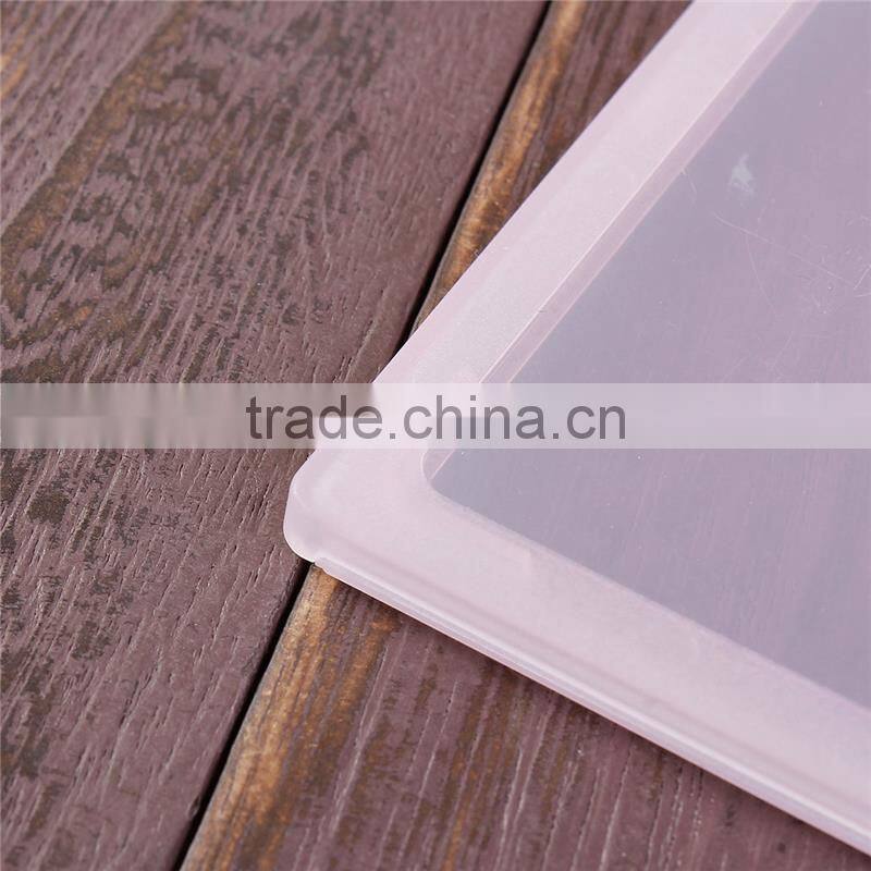 Light Pink Plastic Horizontal ID Card Holders for Girls