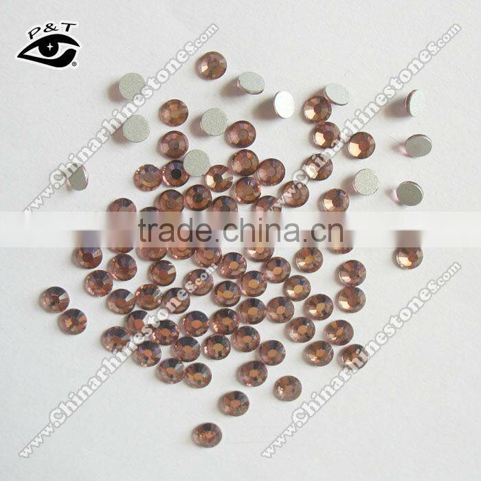 Flat back crystal ss16 Lt amethyst DMC rhinestones for dress shoes bags