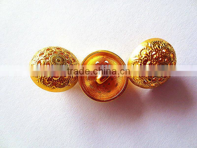 New design metal button shank button uniform use bags accessories