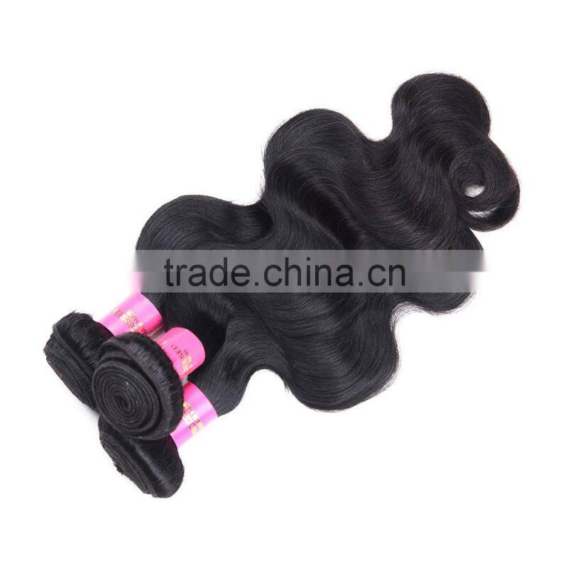 2016 Hot Sale Raw Indian Hair Body Wave 8a Grade Human Hair Weave