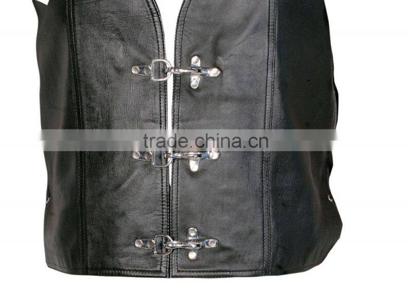 New Mens Top Quality A Grade Leather Style Waistcoat / VEST