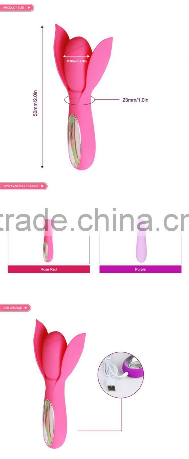 Waterproof Charge Flower Vibrator Wholesale Erotic Toys for Women