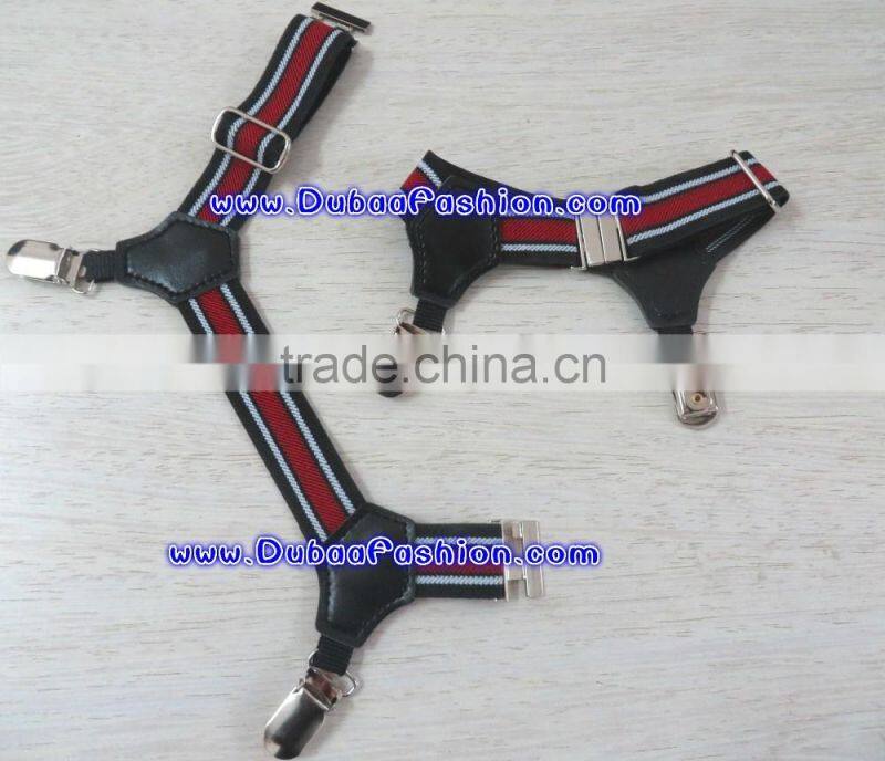 Sexy Vintage Stripe Men's Women Pin Sock Garters Grip Suspender Accessories