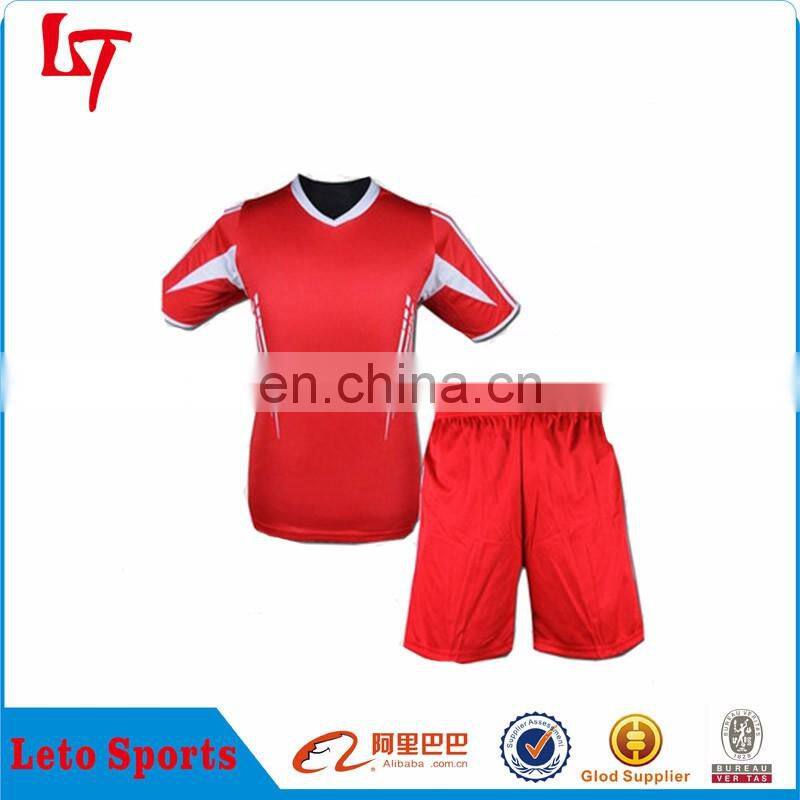 Wholesale sublimated printing cheap custom football club jersey