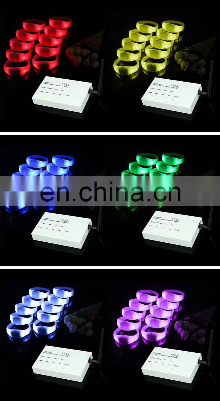 New Year Favor Cheap APP Control RFID Bluetooth LED Flashlight Wristband