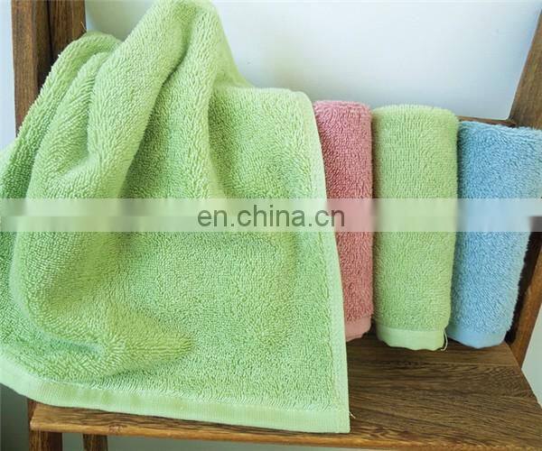Plain dyed cheap hand towels with logo