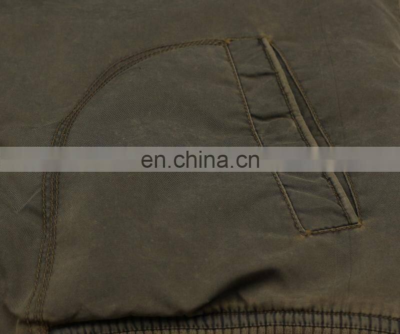 Unisex Nylon washed bomber jacket,custom wholesale bomber jacket