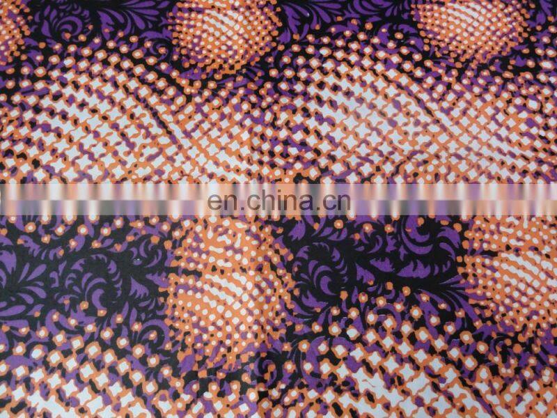 POLYESTER WAX West African Printed Damask Shadda Fabric Fashion Guinea Brocade Garment Cheap Textiles