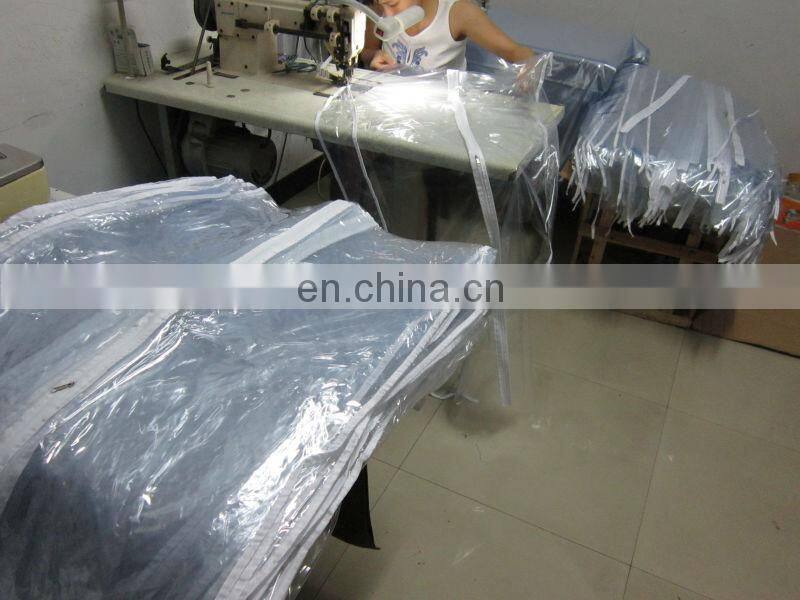 Transparent pvc clear plastic zippered storage bag wedding dress cover gown bridal bags