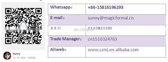 Simple design chiffon sweep train turquoise blue bridesmaid dresses with beaded belt