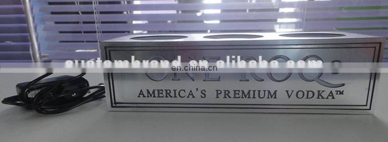 Bar Charming Counter LED Acrylic Wine Display