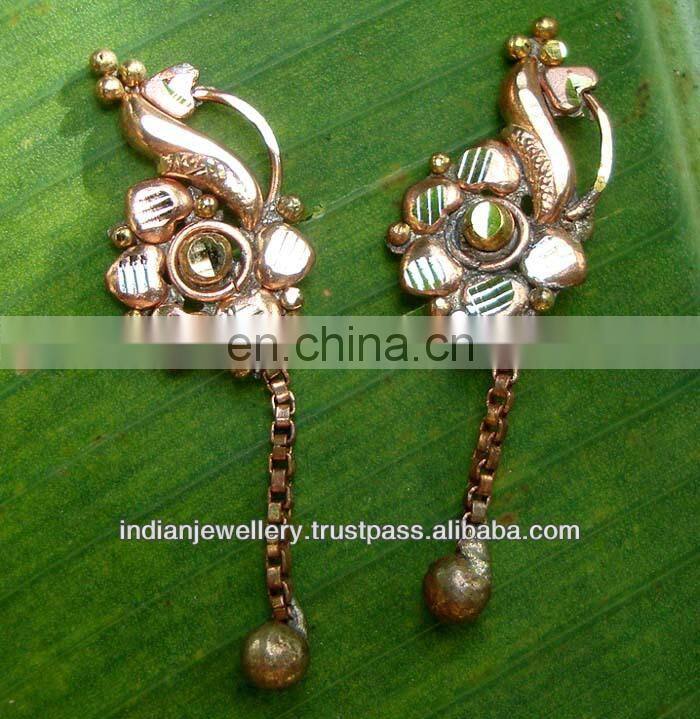 copper jewellery earrings manufacturer, copper jewelery earring exporter
