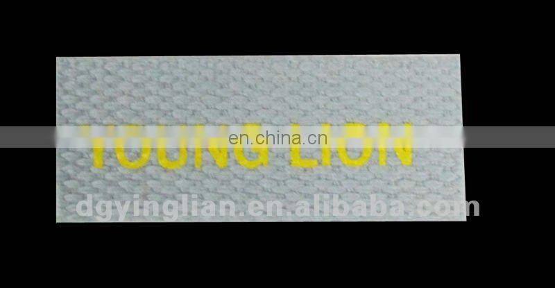 High quality mitre folded satin woven labels for garments