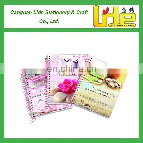 Good Price Paper Printing Custom A5 Spiral Notebook For Promotion